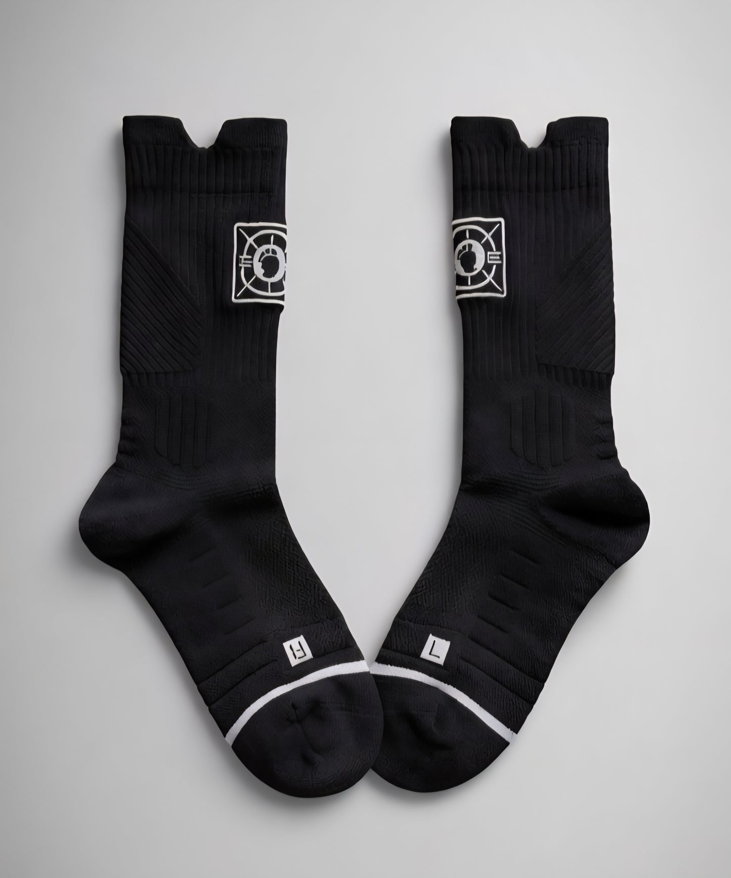 SoleVault Performance Mid-Calf Socks - Black